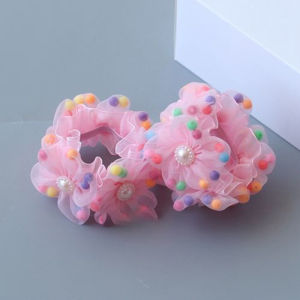 Childrens Hair Ties Girls Headbands Baby Hair Accessories Bun Hair Rings Girls Hair Clips New 2025 Outdoor Camping Travel Supplies