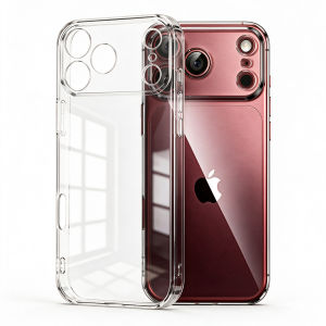 Ultra Thin Clear Soft Case For iPhone 18 17 16 15 14 13 12 11 Pro Max Plus Air XSMax XR 8Plus 8 Silicone Transparent Tpu Cover