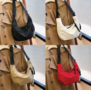 Ins Fashion crossbody bag Lightweight sling bag New Style Trendy shoulder bag Casual Half Moon Bag dumpling bag Women Men 斜挎包/单肩包休闲轻便