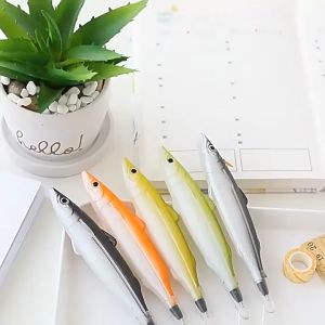 Fish Ballpoint Pen 0.5mm Salted Fish Ballpoint Pen Beaded Pens Personalized Premium Custom Name Beadable Novelty Signature Gift Cartoon