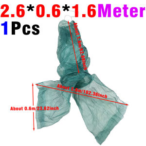 3Size Fishing PE Net Aquaculture Fishing Traps Fish-trapping Net with Iron Chain Sinker Foldable Shrimp Crab Cage