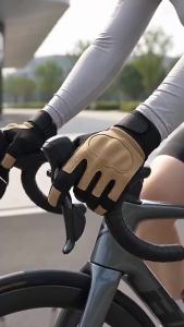 Cycling Full Finger Gloves Cold Resistant Autumn Winter Outdoor Motorcycle Riding Windproof Warm for Men