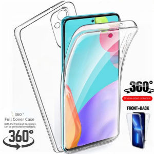 Transparent Case For Samsung Galaxy A16 A06 5G 4G LTE 2024 Phone Casing Cover Front+Back 360 Full Body All Include Clear Shockproof Front Soft TPU Back Hard PC