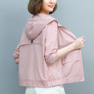 Áo Khoác Ngoài Mỏng Bằng Lụa Băng Chống Nắng Mùa Hè 2025 Cho Nữ Dáng Rộng Thoáng Khí Có Mũ Trùm Đầu Thể Thao Ngoài Trời Thường Ngày