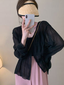 Gentle Elegant Chiffon Sun Protection Clothing Female Summer New with Skirt Outer Shawl Casual Loose Cardigan Outwear Blouse