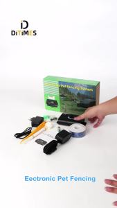 2025 New Invisible Wireless Electric Dog Fence System Electric  Pet Fence Beep Shock Sound Mode Transmitter and Collar Combo IP7