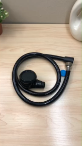 ฝักบัว ด้ามสั้น สระผม พร้อมสาย เตียงสระผม อุปกรณ์สระผม เตียงสระผม สีดำ จับถนัด มือ ตรงปก ส่งเร็ว