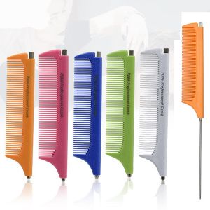 Lược Đuôi Chuột Nhọn Chất Lượng Salon Cán Thép Dài Lược Chải Tạo Kiểu Chuyên Nghiệp Và Tại Nhà