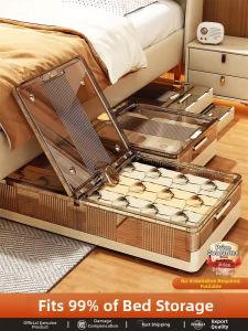 TIJU | Foldable and Wheeled Underbed Storage Box