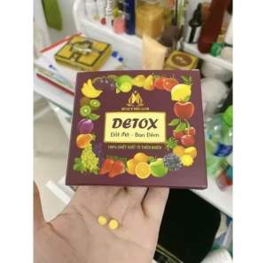 Detox X3 hộp 15 viên giảm mỡ bụng ban đêm