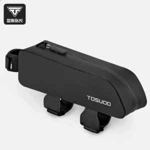 TOSUOD Bicycle Bag MTB Road Bike Top Tube Bag Hard Shell Front Handlebar Bag Large Capacity Cycling Outdoor Bag