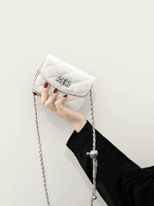 Charics&Kittn Womens Mini Chain Strap Leather Bag Fashionable Crossbody Square Bag Soft Cowhide New 2025 Summer Casual