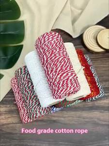 Dây Thừng Cotton Dày 2mm Dài 100m Dùng Buộc Thịt Làm Đồ Nướng Buộc Gà Tây Xúc Xích Dây Buộc Thịt Dụng Cụ Chuẩn Bị Thịt.