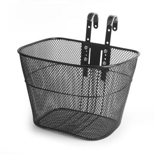 Mountain Bike Front Basket Foldable Bicycle Basket Kids Hanging Basket Plastic Material Large Size Single Speed Bike Basket
