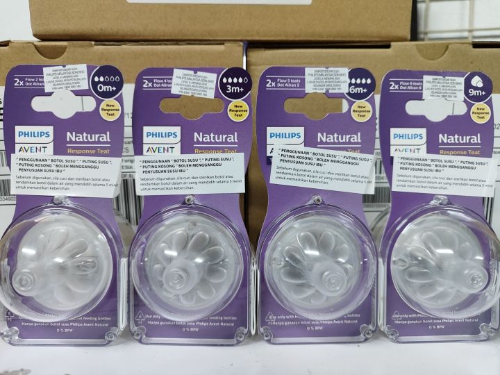 Everything Goes Philips Avent Natural Response 3.0 Teats/Nipple 2pcs