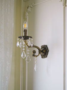 MIYUN | Antique French Style Brass Wall Sconce