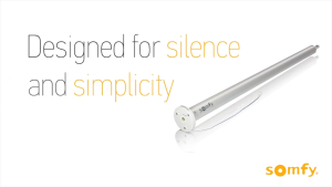 Somfy Sonesse 30 WF RTS 2/20 Li-ion มอเตอรม่านม้วน พร้อมแบตเตอรี่ Li-ion ควบคุมด้วยรีโมท RTS อันดับ 1 นำเข้าจากฟรั่งเศส