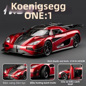 Mô Hình Xe Đua Bằng Kim Loại Chính Hãng Kích Thước Lớn