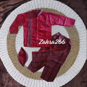 SARKOCI PANJANG KOKO ANAK MUSLIM MASA KINI { SARUNG KOKO PECI } USIA 2 - 13 TAHUN BAHAN TOYOBO HALUS DAN LEMBUT REAL FICTURE MURAH & TERLARIS