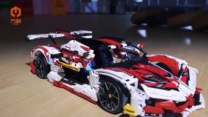 Đồ Chơi Lắp Ráp Xếp Hình Siêu Xe Apollo Intensa Emozione Điều Khiển Từ Xa RC IM 9809 Với 2732 Mảnh Ghép