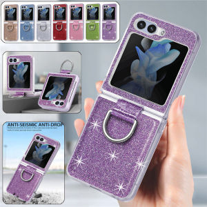 For Samsung Galaxy Z Flip 7 6 5 4 3 5G Wallet Card Case Wristband Stand Cover