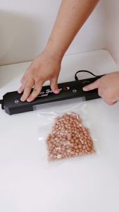 Máy Hút Chân Không Thực Phẩm Vacumm Sealer - Tặng Kèm 10 Túi