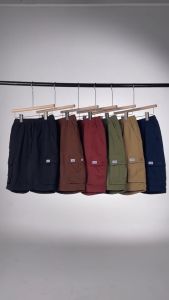 ZEKE Cargo Shorts for Men Cutting Straight Cut lalaki Trouser Tactical Five Pocket Working Menswear Cargo Pants