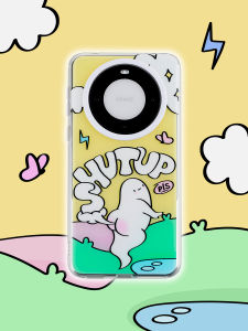 KOERCASE Original Design Full Cover Cute Cartoon Ghost Phone Case for Huawei Mate60 pro plus Protective Shellinteresting And Glossy
