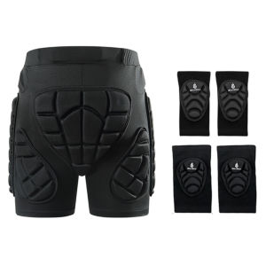 WOSAWE EVA Pad Snowboard Hip Padded Shorts Kids Adult Ski Roller Skating Hockey Riding Cycling Butt Support Bicycle Shorts