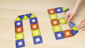 200/125/105/69pcs Magnetic Tiles Building Blocks Marble Run Strong Magnet Plastic Mainan Edukasi for Kids