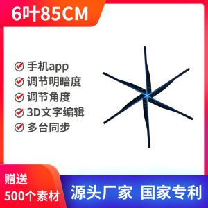 Holographic 3D Projection Floating Bare Eye Air Image Fan Screen LED No Display Stereo 45CM Model Advertising Machine
