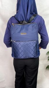 Peonia PNA CALANDIVA: Ransel Wanita Water Resistant & Tas Kantor Sekolah Casual