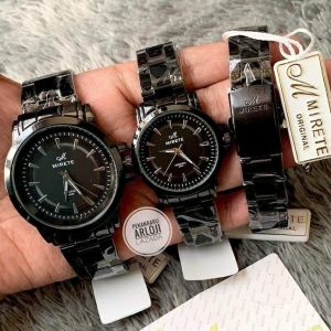 TERLARIS MIRETE!!!!! Jam Tangan Pasangan Model Simple WATER resistan || Jam Tangan Pria Murah Free Box || Jam Tangan wanita Murah || Jam Tangan couple rantai stainlis stell Bayar di rumah || Jam tangan Couple kekinian cod