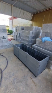 Chậu ghép thông minh HDPE/PP 150x50x70cm: Thẩm mỹ kết cấu chắc dễ lắp đặt phù hợp mọi cây trồng.