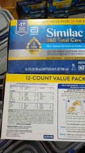 [DATE 2026] Sữa nước SIMILAC 360 0-12 pack 12