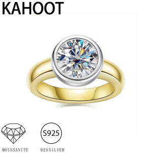 925 silver moissanite ring simple and shining suitable for men and womens engagement party wedding season jewelry gifts