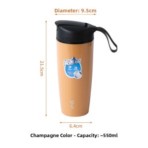 Ceramic Lined Sports Bottle High Capacity