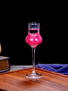 High Foot Glass Tea Drinking Cup Green Tea Brewing Cup Tea Art Accessory Aromatherapy Cup Small Wine Cup for Adults