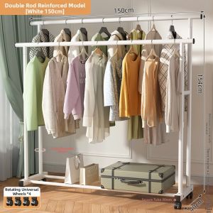Indoor Outdoor Portable Folding Clothes Rack