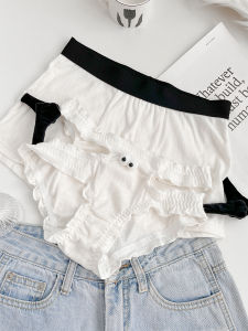 Quần Lót Cặp Đôi Quà Tặng Trò Đùa Vui Nhộn Hoạt Hình In Cotton Vải Bông Thoáng Khí Nam Và Nữ Quần Short Quần Đùi Giữa Vòng Eo Tam Giác Quần