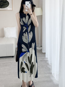 Hepburn Style French Improved Cheongsam Dress Sleeveless Slimming Elegant High-End Dress 91220