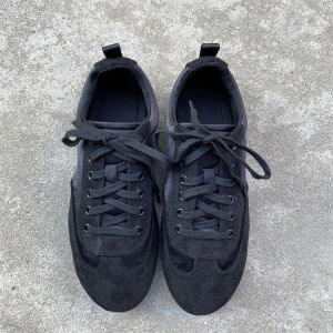 รองเท้ากีฬาลำลองฤดูใบไม้ร่วงใหม่ รองเท้าเดอร์บีแบบสวมหัวกลมพื้นแบน ทรงหัวมน พื้นรองเท้า PU ส้นเตี้ย สวมใส่สบาย รองเท้าผู้หญิง