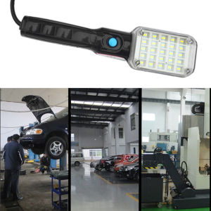 [Arrived within 3 days] AC 220V Handheld Magnetic LED Car Inspection Lamp Work Light Torch w/ Hook