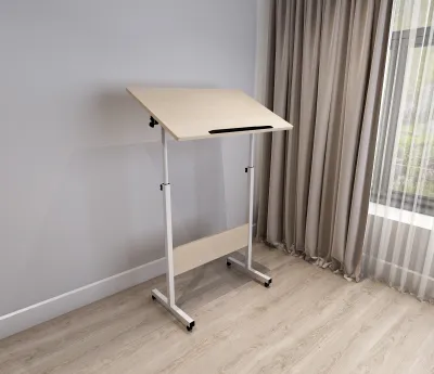 Standing Computer Desk Drawing Table Art Table Height Adjustable Folding Notebook Desk Small Podium Learning Puzzle Table