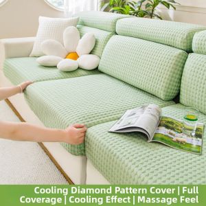 Cat Scratch Resistant Elastic Cool Sofa Cushion Slipcover