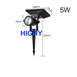 New solar lawn lights 5W10W LED tree lights spotlights waterproof floor lamps tree illuminators ground-mounted lamps outdoor lamps COB garden and courtyard lights