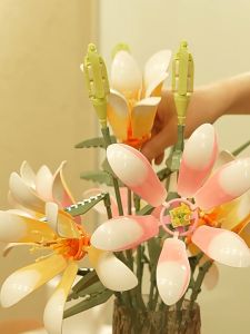 Jaki Block JK26953 Eternal Flower Bouquet Reminiscence Flowers Gift Decoration Building Brick Toy Boy Girl Bunga 一念倾城