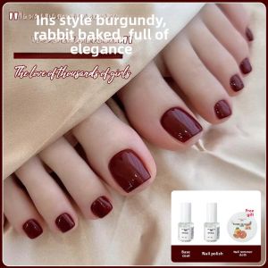 CHUBEISHI | Cherry Red Nail Polish for Toes Quick Dry Long Lasting