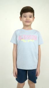 Forest Kids Boys Cotton Single Jersey Round Neck Graphic T-Shirt | Baju T-Shirt Budak Lelaki - FK20207