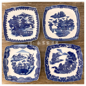 Makoto Polo Travel Chronicles Ceramic High Temperature Hand-Painted Blue And White Dinner Plate Hanging Plate Display Plate 6.3 Inch Decorative Plate